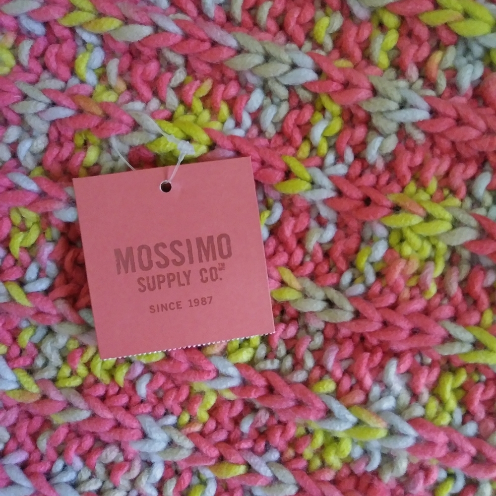 Pink Multi-Colored Infinity Scarf - Picture 3 of 6
